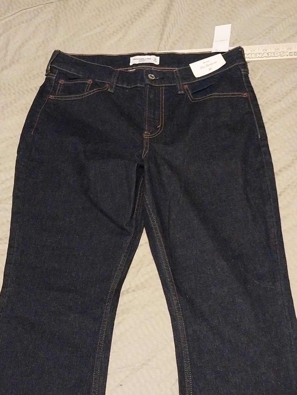 Abercrombie & Fitch Dark Blue Women's Classic Bootcut Jeans